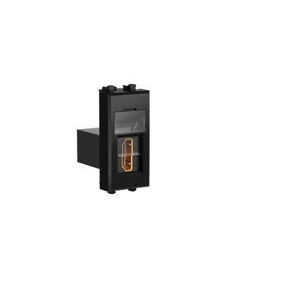  Розетка HDMI 1мод. Avanti "Черный квадрат" модульная тип А-А DKC 4402251 