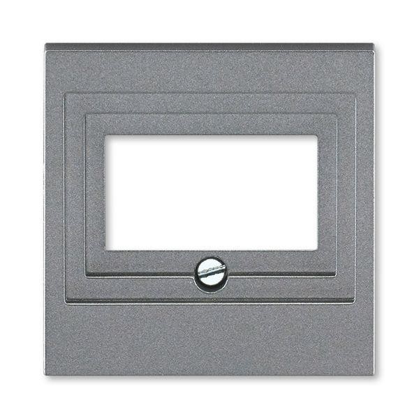  Накладка Levit для розеток USB/HDMI/VGA сталь ABB 2CHH290040A4069 