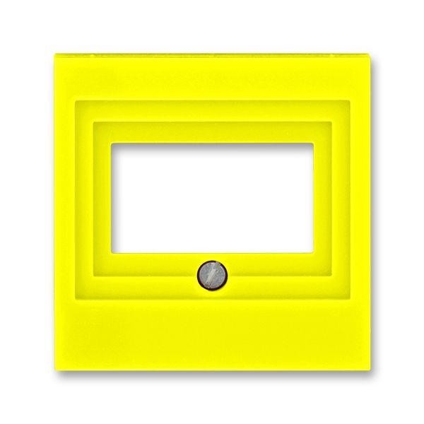  Накладка Levit для розеток USB/HDMI/VGA желт. ABB 2CHH290040A4064 