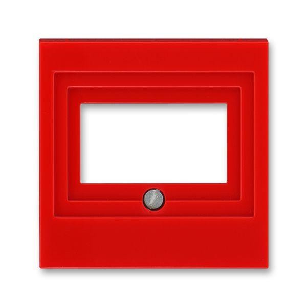  Накладка Levit для розеток USB/HDMI/VGA красн. ABB 2CHH290040A4065 