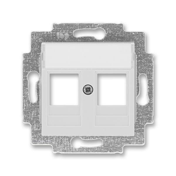  Накладка с суппортом Levit для информационных разъемов сер. ABB 2CHH291018A4016 