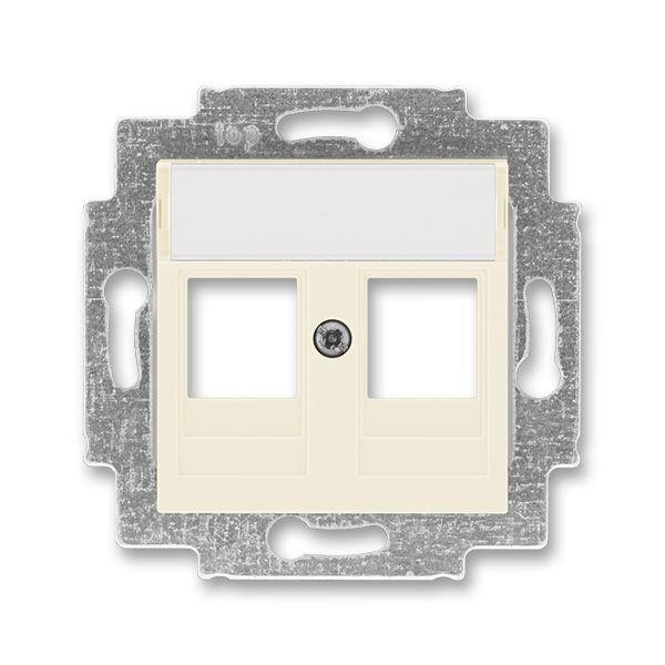  Накладка с суппортом Levit для информационных разъемов сл. кость ABB 2CHH291018A4017 