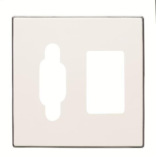  Накладка для механизма VGA+mj3.5мм SKY бел. ABB 2CLA855540A1101 
