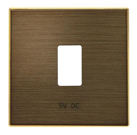  Накладка для механизма USB зарядного устройства SKY античная латунь ABB 2CLA858520A1201 