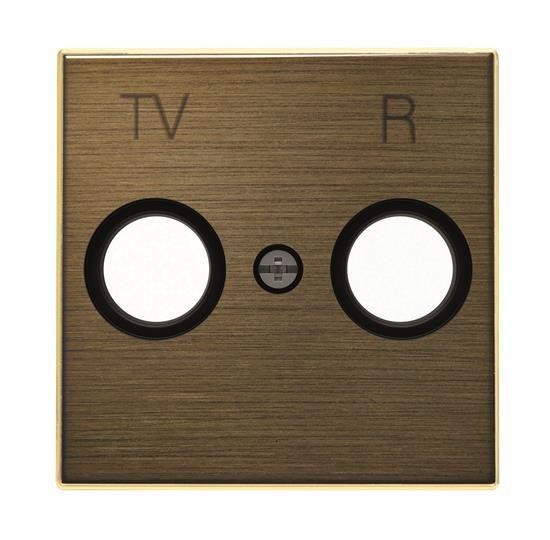  Накладка для TV-R розетки SKY античная латунь ABB 2CLA855000A1201 