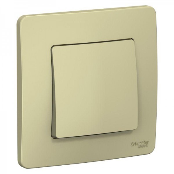  Переключатель 1-кл. СП Blanca 10А IP20 (сх. 6) 250В беж. SchE BLNVS010607 