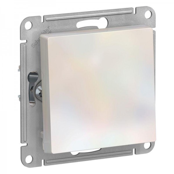  Механизм выключателя 1-кл. СП AtlasDesign 10А IP20 (сх. 1) 10AX жемчуж. SchE ATN000411 
