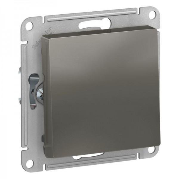 Механизм выключателя 1-кл. СП AtlasDesign 10А IP20 (сх. 1) 10AX сталь SchE ATN000911 