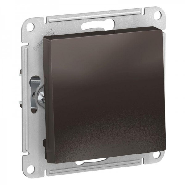  Механизм выключателя 1-кл. СП AtlasDesign 10А IP20 (сх. 1) 10AX мокко SchE ATN000611 