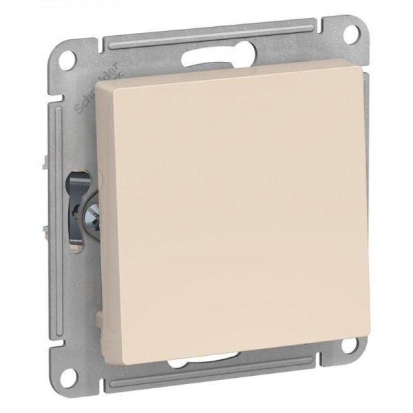  Механизм выключателя 1-кл. СП AtlasDesign 10А IP20 (сх. 1) 10AX беж. SchE ATN000211 