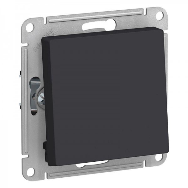  Механизм переключателя 1-кл. СП AtlasDesign 10А IP20 (сх. 6) 10AX карбон SchE ATN001061 
