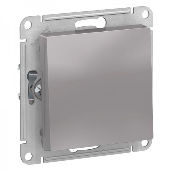  Механизм выключателя 1-кл. СП AtlasDesign 10А IP20 (сх. 1) 10AX алюм. SchE ATN000311 