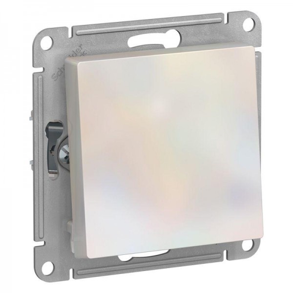  Механизм переключателя 1-кл. СП AtlasDesign 10А IP20 (сх. 6) 10AX жемчуж. SchE ATN000461 
