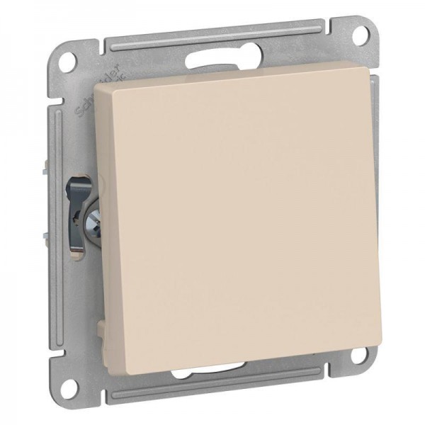  Механизм переключателя 1-кл. СП AtlasDesign 10А IP20 (сх. 6) 10AX беж. SchE ATN000261 