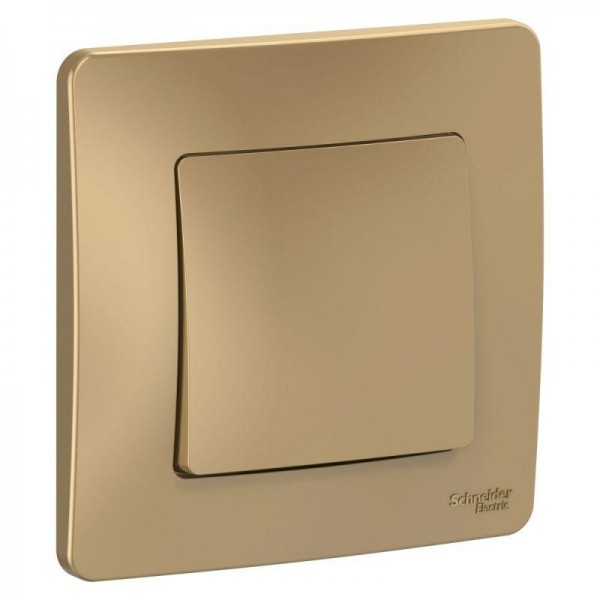  Выключатель 1-кл. СП Blanca 10А IP20 (сх. 1) 250В титан SchE BLNVS010104 