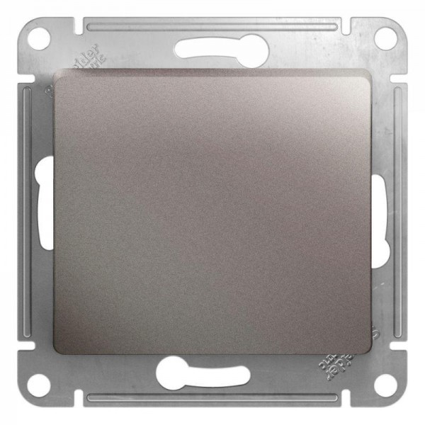  Механизм переключателя 1-кл. СП Glossa 10А IP20 (сх. 6) 10AX платина SchE GSL001261 