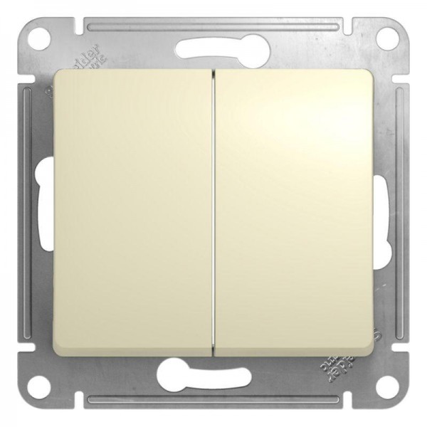  Механизм выключателя 2-кл. СП Glossa 10А IP20 (сх. 5) 10AX беж. SchE GSL000251 