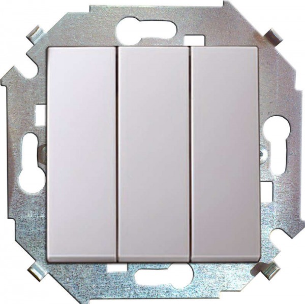  Механизм выключателя 3-кл. СП Simon 15 16А IP20 винт. зажим бел. Simon 1591391-030 
