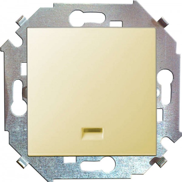  Механизм выключателя 1-кл. СП Simon 15 16А IP20 с подсветкой винт. зажим сл. кость Simon 1591104-031 