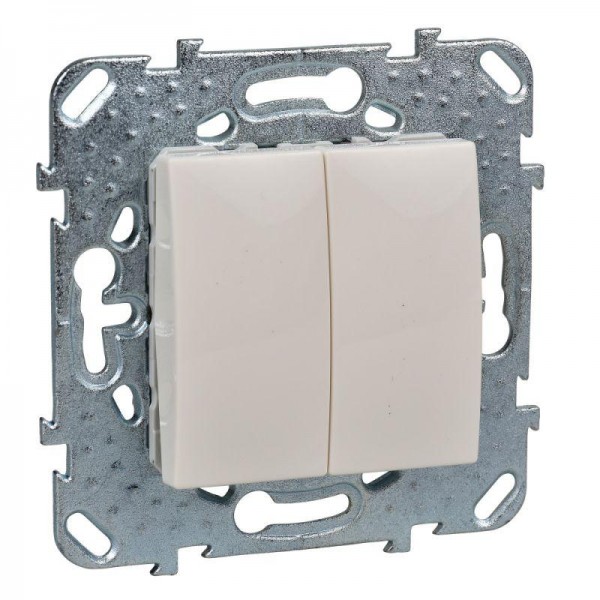  Механизм выключателя 2-кл. СП Unica 10А IP20 (сх. 5) беж. SchE MGU5.211.25ZD 
