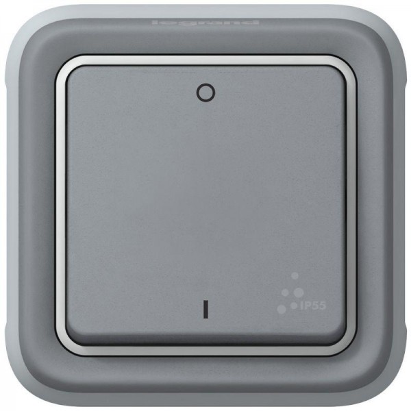  Механизм выключателя 1-кл. 2п СП Plexo 10А IP55 10AX сер. Leg 069530 
