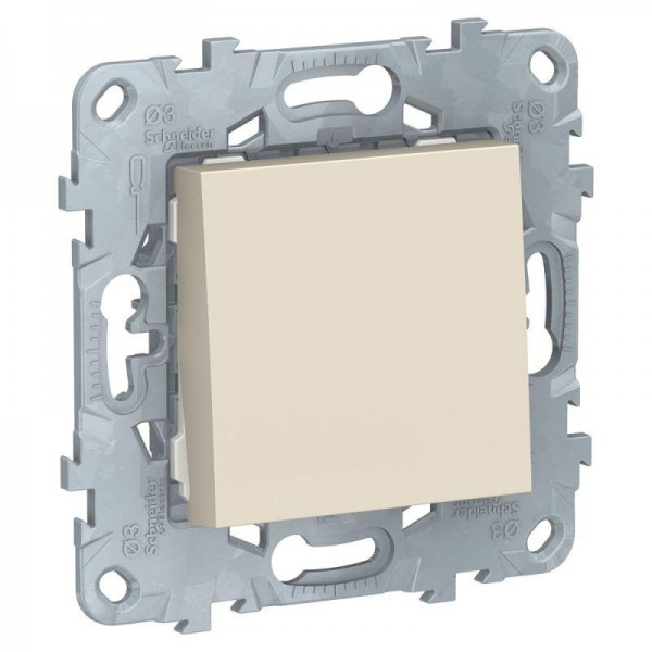  Переключатель 1-кл. 2мод. СП Unica New IP21 (сх. 6) 250В 10AX беж. SchE NU520344 