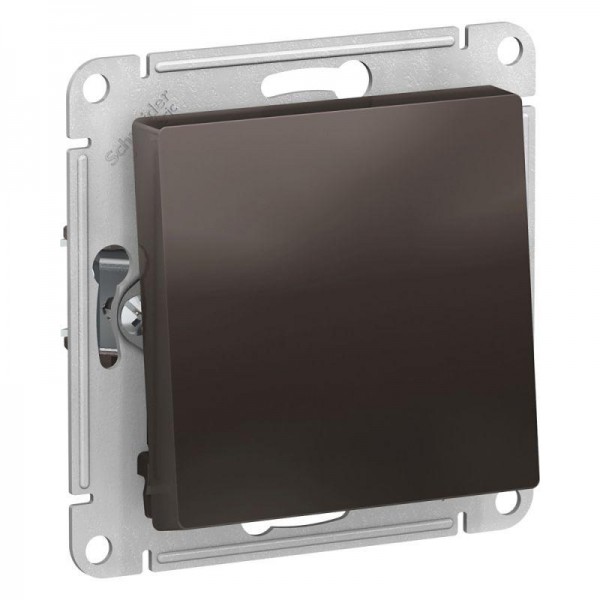  Механизм переключателя 1-кл. СП AtlasDesign 10А IP20 (сх. 6) 10AX мокко SchE ATN000661 