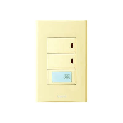  Выключатель 2-кл. СП ZunisW 10А IP20 ДУ крем. Anam Legrand 7103 33I 