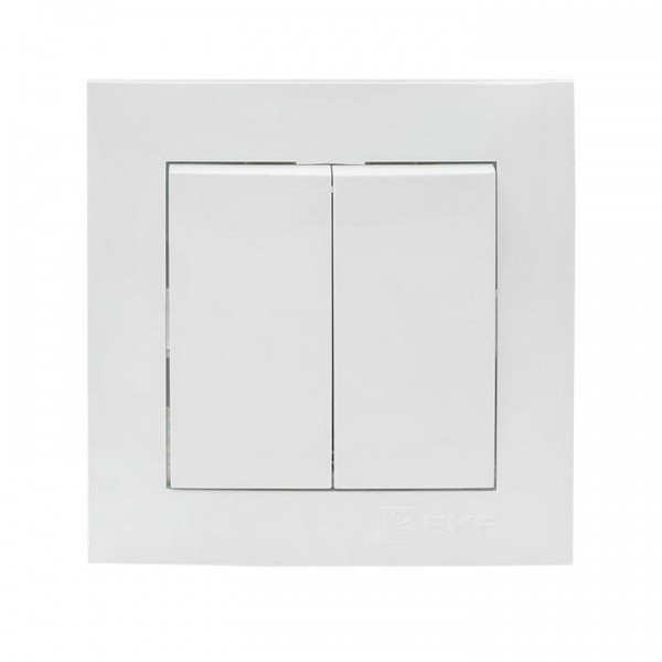  Выключатель 2-кл. СП Валенсия 10А IP20 бел. PROxima EKF EWV10-023-10 