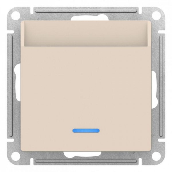  Механизм выключателя карточного СП AtlasDesign 10А IP20 без задержки времени беж. SchE ATN000267 