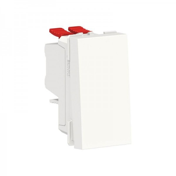  Переключатель перекрестный 1-кл. 1мод. СП Unica Modular IP21 (сх. 7) 250В 10AX бел. SchE NU310518 