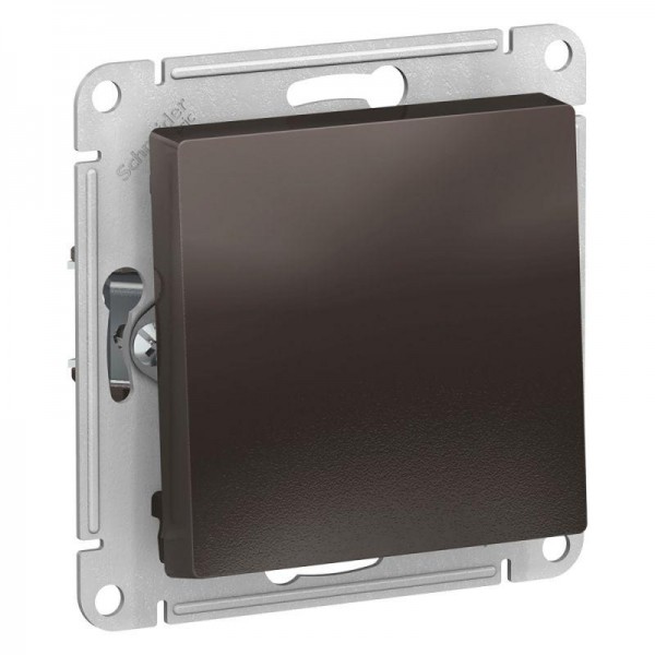  Механизм выключателя 1-кл. СП AtlasDesign 10А IP20 (сх. 1) 10AX с самовозвратом мокко SchE ATN000615 