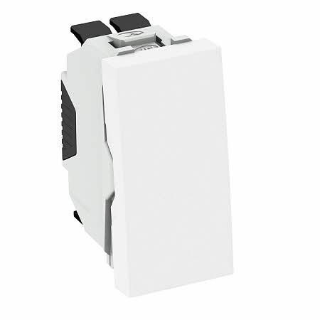  Переключатель кнопочный 1п 10А TA-WB RW0.5 250В бел. OBO 6120960 