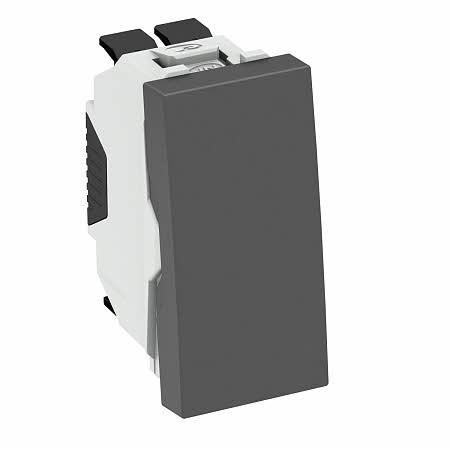  Переключатель кнопочный 1п 10А TA-WB SWGR0.5 250В черн. OBO 6120962 
