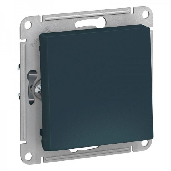  Механизм выключателя 1-кл. СП AtlasDesign 10А IP20 (сх. 1) 10AX изумруд SchE ATN000811 