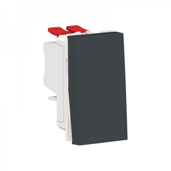  Переключатель перекрестный 1-кл. 1мод. СП Unica Modular IP21 (сх. 7) 250В 10AX антрацит SchE NU310554 