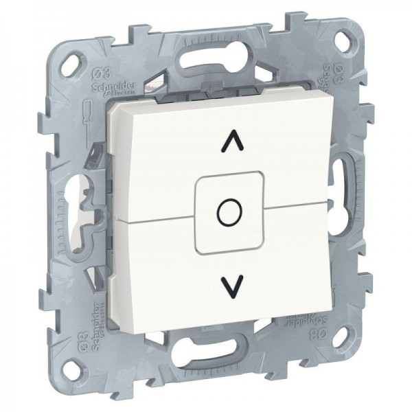  Механизм выключателя жалюзи 2-кл. 2мод. СП Unica New 6А IP21 (сх. 4) бел. SchE NU520818 