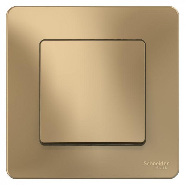  Переключатель 1-кл. СП Blanca 10А IP20 (сх. 6) 250В титан SchE BLNVS010604 