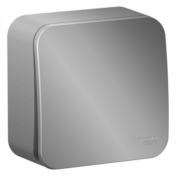  Выключатель 1-кл. ОП Blanca 10А IP20 (сх. 1) 250В алюм. SchE BLNVA101003 