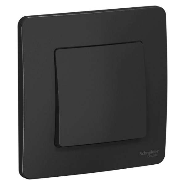  Переключатель 1-кл. СП Blanca 10А IP20 (сх. 6) 250В антрацит SchE BLNVS010606 
