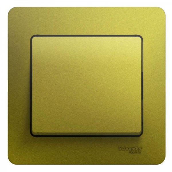  Выключатель 1-кл. СП Glossa 10А IP20 (сх. 1) 10AX в сборе фисташк. SchE GSL001012 