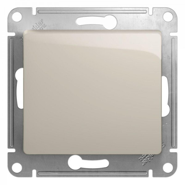  Механизм выключателя 1-кл. СП Glossa 10А IP20 (сх. 1) 10AX молочн. SchE GSL000911 