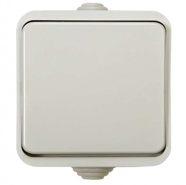  Выключатель 1-кл. СП Aqua 10А IP44 3100 п/герм бел. ASD / IN HOME 4690612000428 