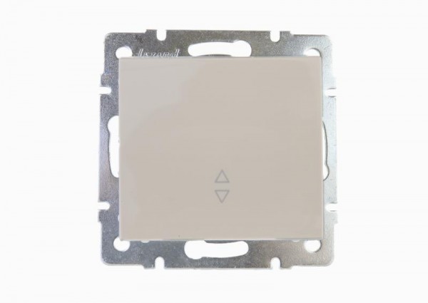  Механизм выключателя проходного 1-кл. СП Рейн IP20 крем. LEZARD 703-0388-105 