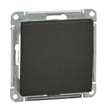  Механизм переключателя 1-кл. СП W59 10А IP20 10AX черн. бархат SchE VS610-156-6-86 