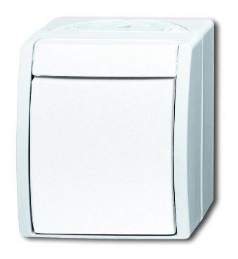  Переключатель 1-кл. ОП Ocean 10А IP44 альп. бел. ABB 2CKA001085A1632 