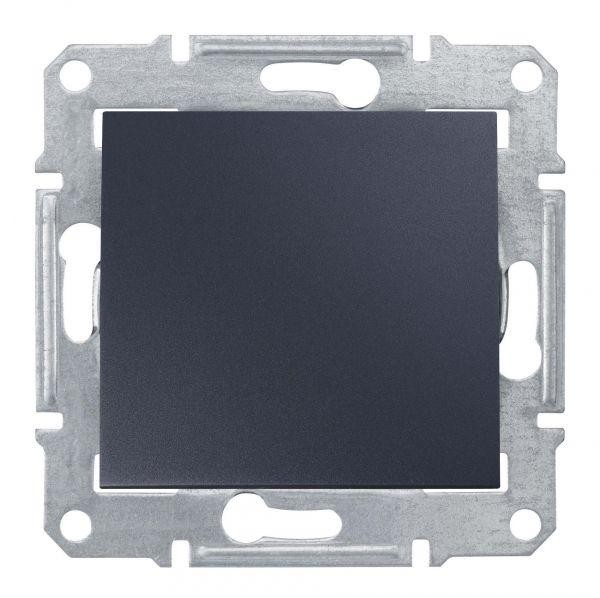  Выключатель 1-кл. 2п СП Sedna 10А IP20 (сх. 2) 250В графит SchE SDN0200170 