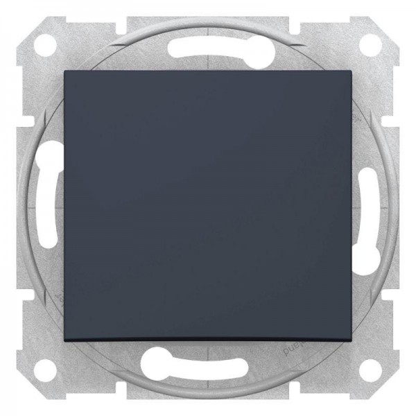  Переключатель на 2 направления 1-кл. СП Sedna 16А IP20 (сх. 6) 250В графит SchE SDN0400470 