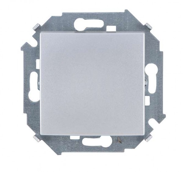  Механизм выключателя 1-кл. СП Simon 15 10А IP20 винт. зажим алюм. Simon 1591101-033 