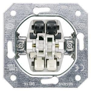  Механизм выключателя 2-кл. 1мод. СП Delta 10А IP20 Siemens 5TA2155 